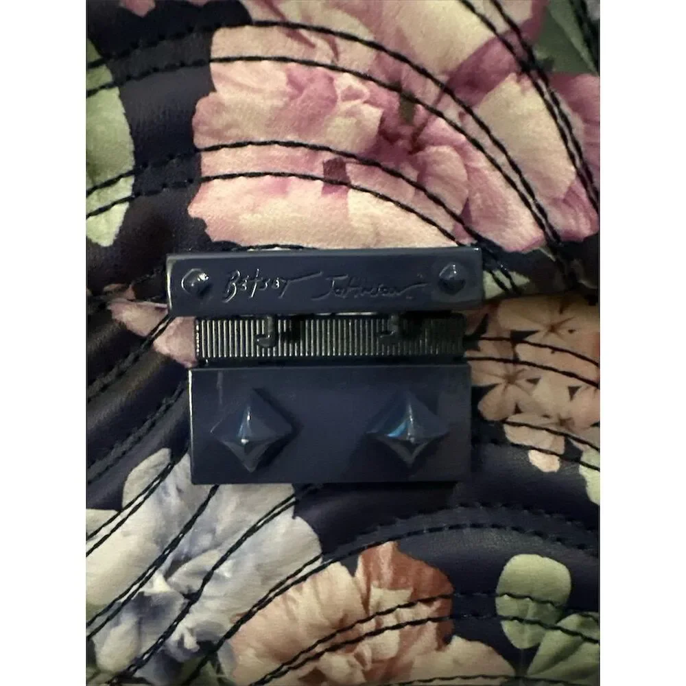 Betsey Johnson Floral Quilted Crossbody Bag Multicolor Women's Handbag
